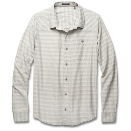 Toad&amp;Co Wonderer Long Sleeve Shirt - Men's-Light Ash-X-Large