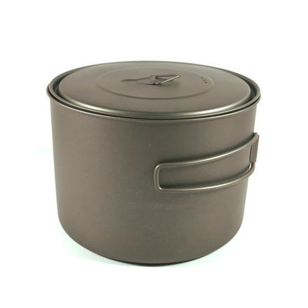 TOAKS Titanium 1600ml Pot, Grey, POT-1600