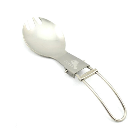 TOAKS Titanium Folding Spork, Grey, SLV-06