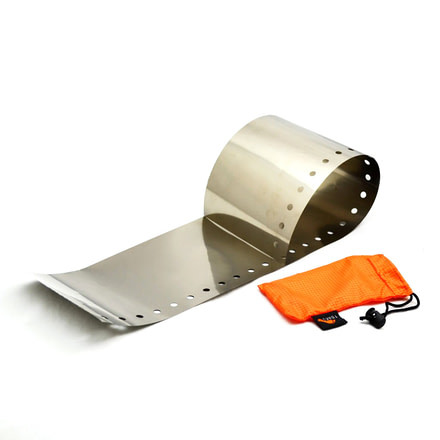 TOAKS Titanium Stove Wind Screen, Grey, WSC-01