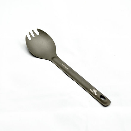 TOAKS Ultralight Titanium Spork, Grey, SLV-04