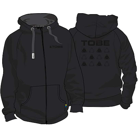 TOBE Outerwear Strafe Zip-Hoodie Icon, Blackout, S, 305223-501-003