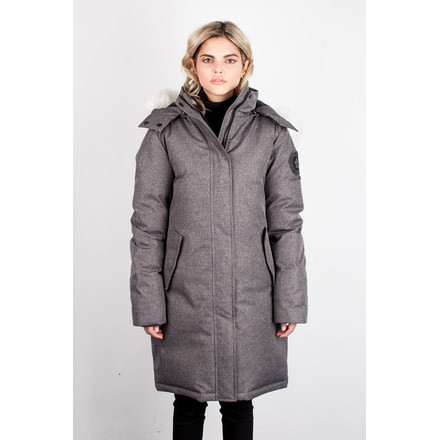 Toboggan Canada Gia Heavyweight Down Insulated Jacket - Women's, Textured Grey, S, Gia-txt-gry-S