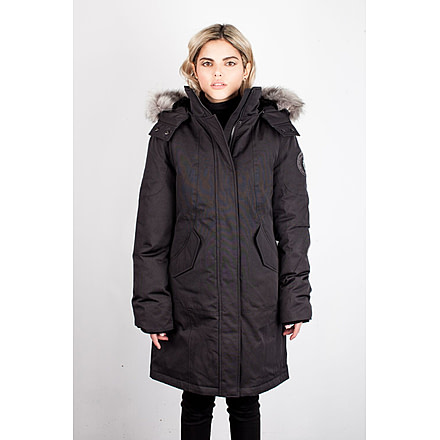 Toboggan Canada Vanessa Heavyweight Down Insulated Jacket - Women's, Black/Silver, S, Vanessa-blk-S