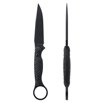 Toor Knives Anaconda Fixed Blade Knife, 3.75in, CPM S35VN Steel, G10 Handle, Shadow Black, Anaconda-Shadow Black