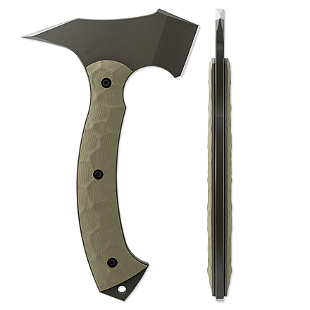 Toor Knives F13 Tomahawk Axe, D2 Steel, G10 Handle, Ranger Green, Tomahawk F13-Ranger Green