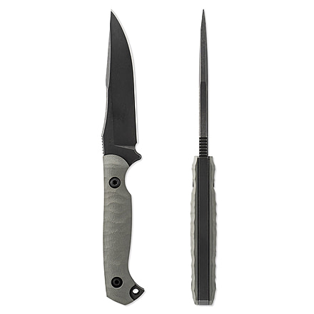 Toor Knives Krypteia Fixed Blade Knife, 4in, CPM S35VN, G10 Handle, Stealth, Krypteia-Stealth