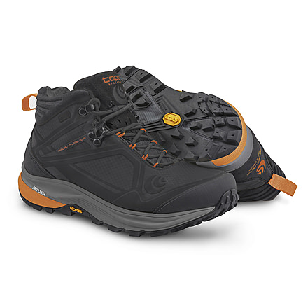Topo Athletic M-Trailventure Waterproof Hiking Boots - Mens, Black / Orange, 9, M039-090-BLKORG