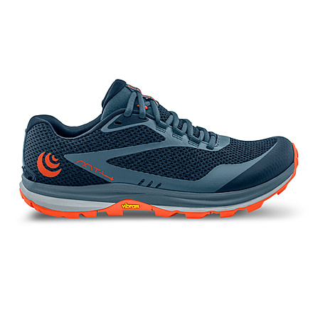 Topo Athletic MT-4 Trail Running Shoe - Womens, Navy/Coral, 7, W052-070-NAVCOR
