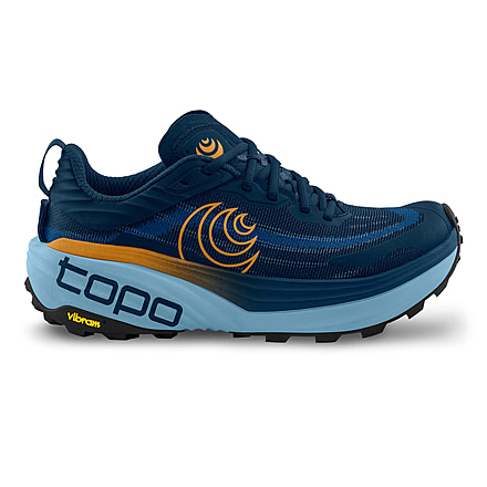 Topo Athletic Vista Trail Running Shoes - Mens, Navy/Orange, 8.5 US, M088-085-NAVORG