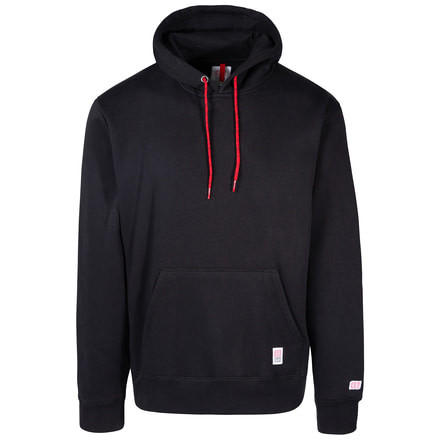 Topo Designs Classic Hoodie - Mens, Black, Large, TDMCLHDS19BKLG