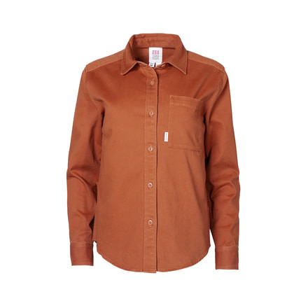 Topo Designs Dirt Shirt - Womens, Clay, Small, TDWDTSS18CLSM