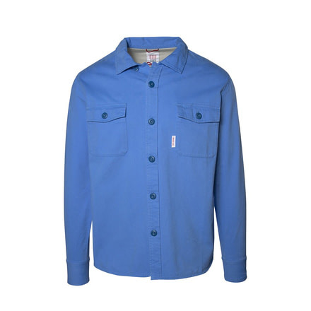 Topo Designs Field Plaid Shirt - Men's, Organic Cotton, Button Up, Mid-Blue, X-Large TDMFSTF19MDBLXL