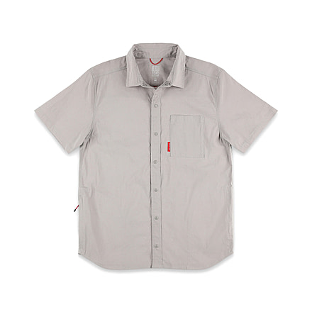 Topo Designs Global Shirt - Short Sleeve - Mens, Light Gray, 6805624291381
