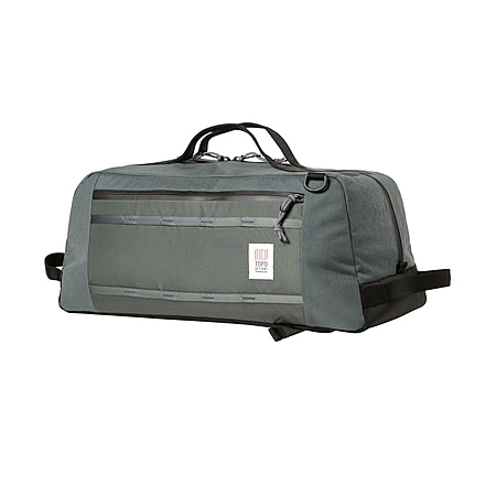 Topo Designs Mountain Duffel Bag, 40L, Charcoal, 40L, TDMMDS18CH
