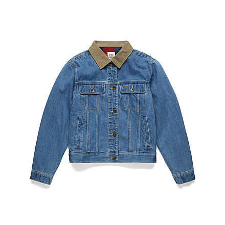 Topo Designs Mt. West Trucker Jacket - Denim - Womens, 7937511555125