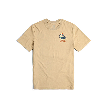 Topo Designs Poudre River Tee - Mens - Final Sale, 7350479061045