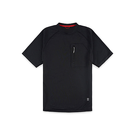 Topo Designs River Tee - Short Sleeve - Mens, Black, 6809438552117