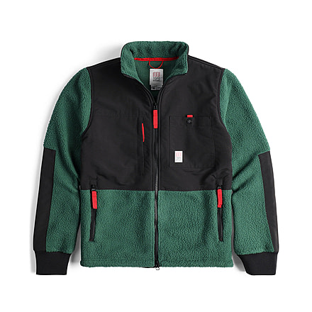 Topo Designs Subalpine Fleece Jacket - Womens, Extra Small, Black, 3729115971637