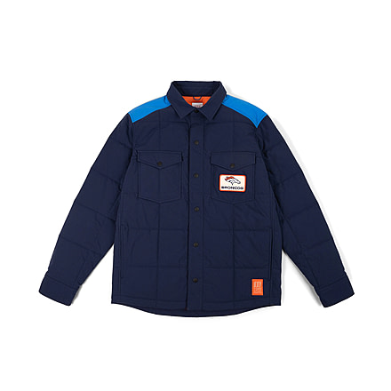 Topo Designs Topo Designs x Denver Broncos Puffer Shirt Jacket, 7959925817397