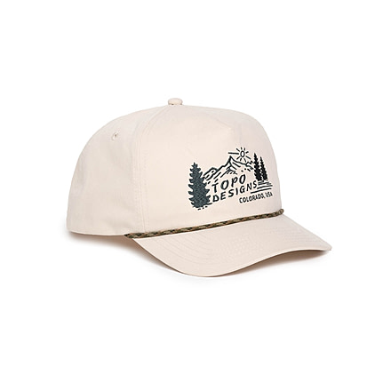 Topo Designs Twill Rope Cap - Mountain Scene, 8083042304053