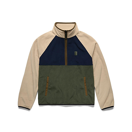 Topo Designs Vista 1/4 Zip Lightweight Fleece - Womens, 7939415310389