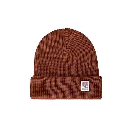 Topo Designs Watch Cap - Womens, Clay, 7090453119029