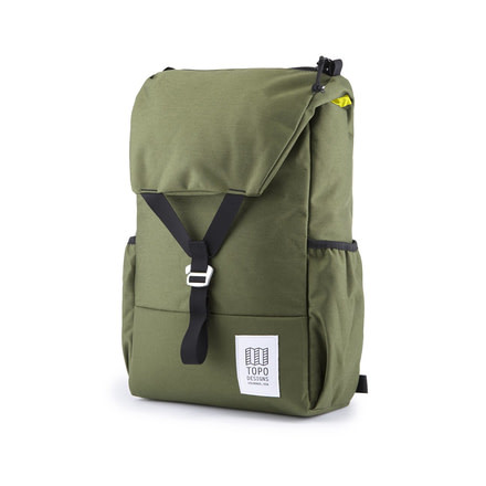 Topo Designs Y-Pack Backpack, Olive, TDYPF18OL/OL