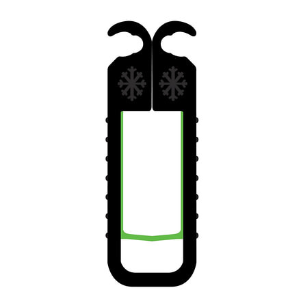 Transpack Ski Bat 6 piece pack Black w/ Yellow 950601