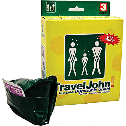 Travel John Disposable Urinals 3 Pk 66912
