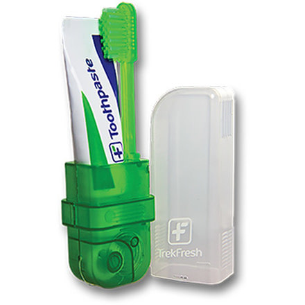 TrekFresh 4-n-1 Toothbrush Grn 860282000217