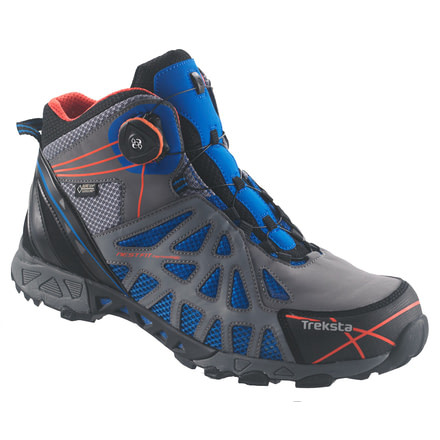 Treksta ADT 203 Mid Boa GTX Hiking Boot - Men's-Blue/Orange-Medium-8 US
