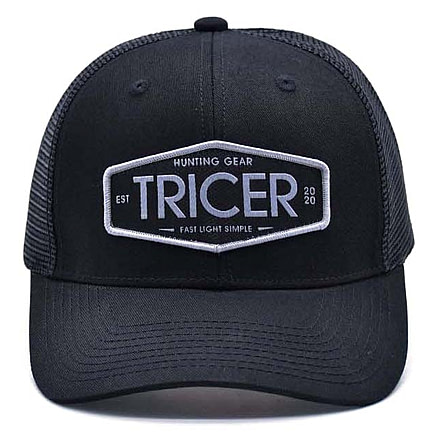 Tricer Classic Patch Hat, Black, HT-CLBL