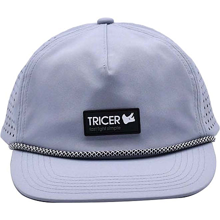 Tricer Rectangle Patch Hat, Heather Grey, HT-RPHG