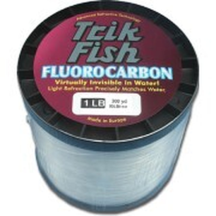 Trik Fish Fluorocarbon Line 1lb Spool 100lb 250yd Clear, C-FCB10001