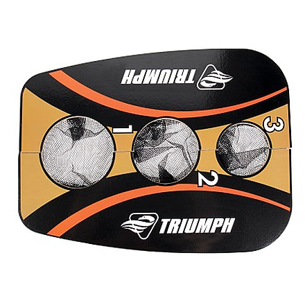 Triumph 3- Hole Folded Bag Toss, Brown, 35-7090-2