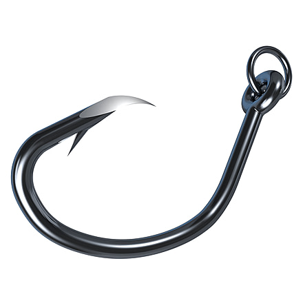 Trokar 619 Ringed Circle,Ringed,Offset,Medium Wire,Forged,Size 1/0 TK619R-1/0