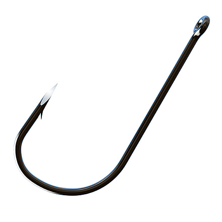 Trokar Saltwater Straight Shank,Extra Wide Gap,Welded Eye,Forged,Size 6/0 TK10-6/0