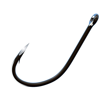 Trokar Vapor,Saltwater Bait,Non-Offset,Welded Eye,Forged,Size 1/0 TK12-1/0