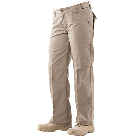 Tru-Spec 24-7 Ladiesft Classic Pants, Teflon, PolyCotton RipStop, Khaki, Size 6 1193004