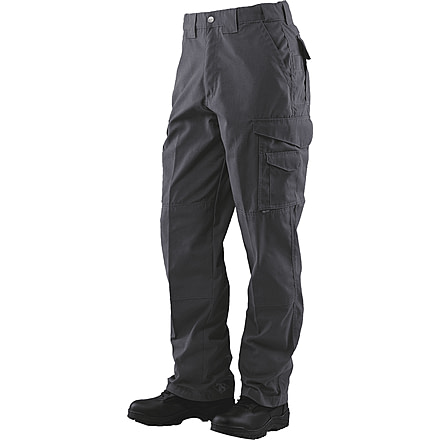 TRU-SPEC 24-7 Series Tactical Teflon Pants - Mens, PolyCotton Ripstop, Charcoal, Waist 38 in, Inseam 34 in, 1079027