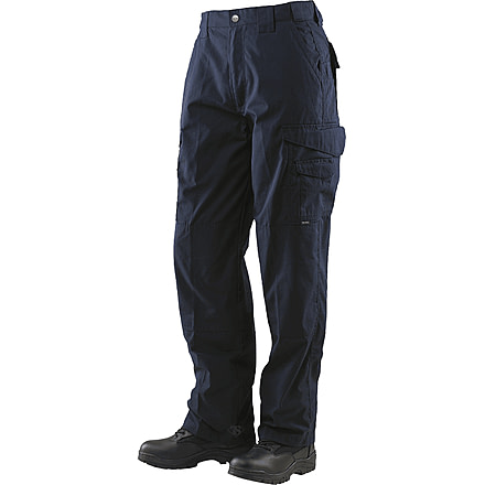 TRU-SPEC 24-7 Series Tactical Teflon Pants - Mens, PolyCotton Ripstop, Dark Navy, Unhemmed, Waist 38 in, Inseam 37 in, 1061087