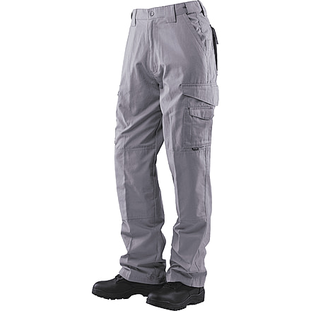 TRU-SPEC 24-7 Series Tactical Teflon Pants - Mens, PolyCotton Ripstop, Light Gray, Waist 34 in, Inseam 30 in, 1089045
