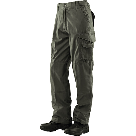 TRU-SPEC 24-7 Series Tactical Teflon Pants - Mens, PolyCotton Ripstop, Olive Drab, Waist 32 in, Inseam 32 in, 1064004