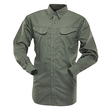 Tru-Spec 24-7 Ultralight Field Shirt, Large, Regular Length, Olive Drab 1104005