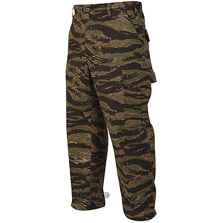 TRU-SPEC BDU 60/40 Co/Poly Twill Pants - Men's, Vietnam Tiger Stripe, Extra Small, Regular, 1628002