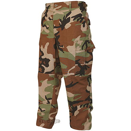 TRU-SPEC BDU Pants, Cotton Ripstop - Men's, Woodland Camo, Waist 40-42 in, Regular, 1505006