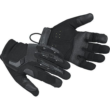TRU-SPEC Impact Rubber Knuckle Gloves - Mens, Black, Medium, 3851004