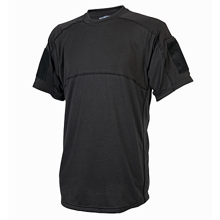 TRU-SPEC Jersey T-Shirt - Mens, Black, Large, Regular, 4296005