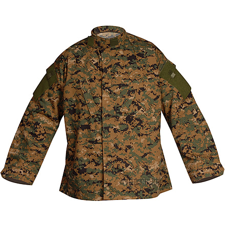 Tru-Spec Tactical Response Shirt DIGITAL W/P P/C R/S,Medium Reg. 1267004